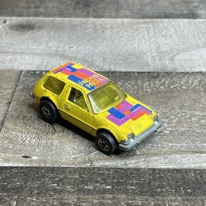 Hot Wheels Packin Pacer Blackwall 1977 Yellow Made in Hong Kong